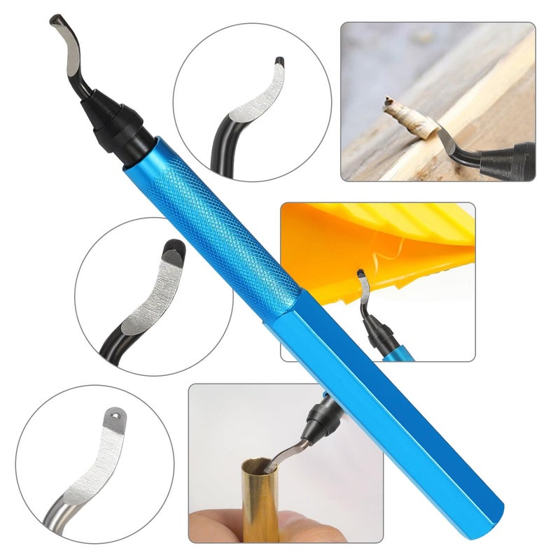 VASTOOLS Deburring Tools for 3D Printer,12pcs,10pc Multiuse Blades Removing Burr,Micro Wire Cutter for 3D Printer,Resin,Plastic Models - Image 2